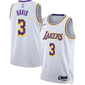 Elegante Sofisticado Versátil Anthony Davis Los Angeles Lakers Nike Unisex Swingman Jersey Association Edition White