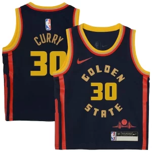 Elegante Stephen Curry Golden State Warriors Nike Preschool 2024/25 Swingman Player Jersey City Edition Navy