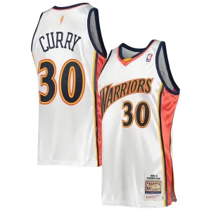 Elegante Versátil Encantador Stephen Curry Golden State Warriors 2009/10 Hardwood Classics Authentic Jersey White