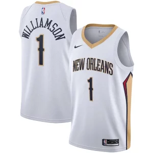 Elegante Zion Williamson New Orleans Pelicans Nike 2019/2020 Swingman Jersey Association Edition White/Navy