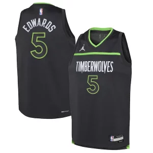 Encantador Anthony Edwards Minnesota Timberwolves Jordan Brand Youth Swingman Jersey Statement Edition Black