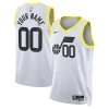 Encantador Comodo Fantástico Utah Jazz Nike Unisex Swingman Custom Jersey White Association Edition