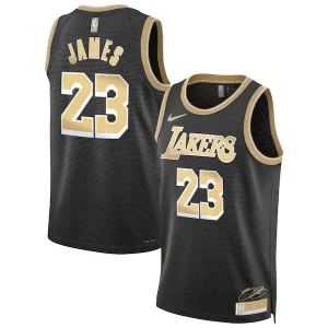 Encantador Delicioso Ideal LeBron James Los Angeles Lakers Nike Unisex Select Series Swingman Jersey Black