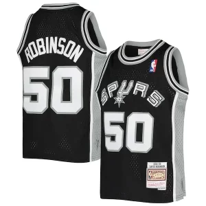 Encantador Fácil de llevar Cool David Robinson San Antonio Spurs Youth 1998/99 Hardwood Classics Swingman Jersey Black