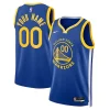 Encantador Golden State Warriors Nike Unisex Swingman Custom Jersey Royal Icon Edition