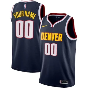 Encantador Hermoso Denver Nuggets Nike 2022/23 Swingman Custom Jersey Icon Edition Navy