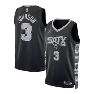 Encantador Keldon Johnson San Antonio Spurs Jordan Brand Unisex Swingman Jersey Statement Edition Black