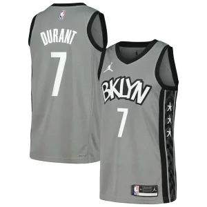 Encantador Kevin Durant Brooklyn Nets Nike Swingman Player Jersey Statement Edition Gray/Blue