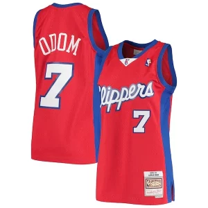 Encantador Lamar Odom LA Clippers 2000/01 Hardwood Classics Swingman Jersey Red