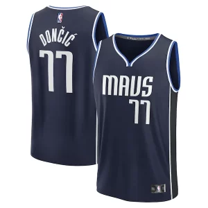 Encantador Luka Dončić Dallas Mavericks Men's Fast Break Player Jersey Statement Edition Navy