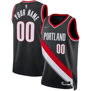 Encantador Portland Trail Blazers Nike 2021/22 Diamond Swingman Custom Jersey Icon Edition Black