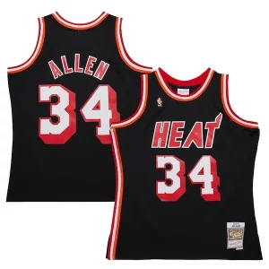 Encantador Ray Allen Miami Heat 2013/14 Hardwood Classics Swingman Jersey Black