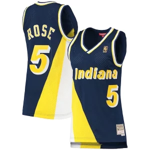 Encantador Robusto Jalen Rose Indiana Pacers Women's 1996/97 Hardwood Classics Swingman Jersey Navy