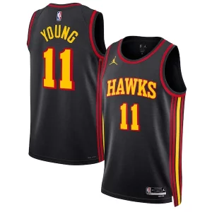 Encantador Trae Young Atlanta Hawks Jordan Brand Unisex Swingman Jersey Statement Edition Black