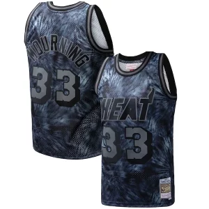 Estupendo Delicioso Alonzo Mourning Miami Heat Hardwood Classics 1996/97 Tie Dye Swingman Jersey Black