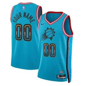 Estupendo Hermoso Phoenix Suns Nike Unisex 2022/23 Swingman Custom Jersey City Edition Turquoise