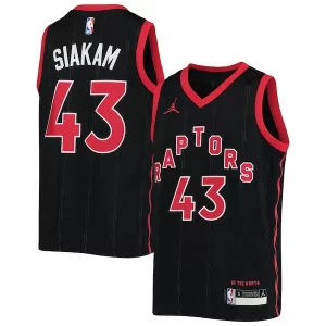 Estupendo Práctico Pascal Siakam Toronto Raptors Jordan Brand Youth 2020/21 Swingman Jersey Statement Edition Black