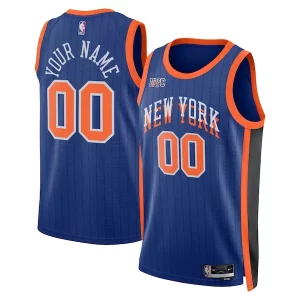 Estupendo Robusto Comodo New York Knicks Nike Unisex 2023/24 Custom Swingman Jersey Blue City Edition
