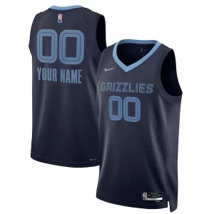 Estupendo Único Memphis Grizzlies Nike 2021/22 Diamond Swingman Custom Jersey Icon Edition Navy