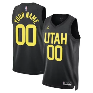 Estupendo Utah Jazz Jordan Brand Unisex 2022/23 Swingman Custom Jersey Statement Edition Black