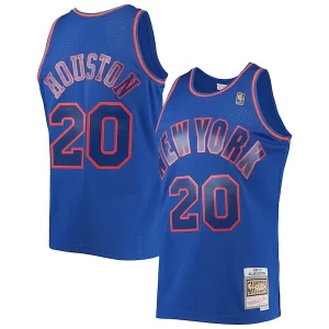 Exquisito Allan Houston New York Knicks 1996/97 Throwback Dark Swingman Jersey Blue