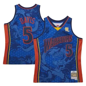 Exquisito Hermoso Baron Davis Golden State Warriors 2006/07 Hardwood Classics Asian Heritage 6.0 Swingman Throwback Player Jersey Royal