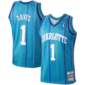 Exquisito Hermoso Elegante Baron Davis Charlotte Hornets 1999/00 Hardwood Classics Swingman Jersey Teal