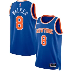 Exquisito Increíble Kemba Walker New York Knicks Nike Unisex Swingman Jersey Icon Edition Blue
