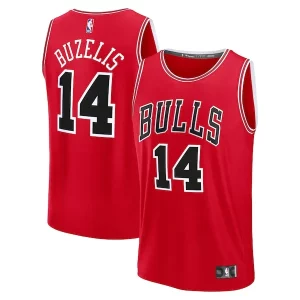 Magnífico Elegante Cool Matas Buzelis Chicago Bulls Fast Break Replica Player Jersey Icon Edition Red