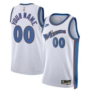 Exquisito Increíble Washington Wizards Nike Unisex 2022/23 Custom Swingman Jersey Classic Edition White