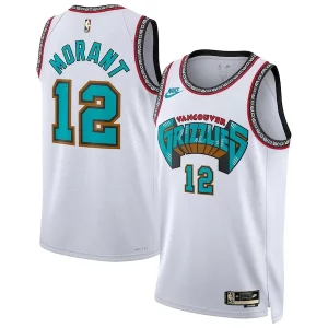 Exquisito Ja Morant Memphis Grizzlies Nike Unisex 2024/25 Swingman Jersey White Classic Edition