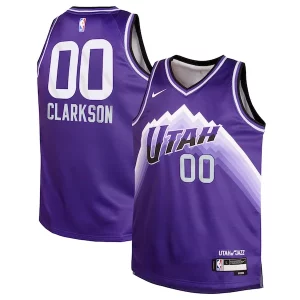 Exquisito Jordan Clarkson Utah Jazz Nike Youth Swingman Replica Jersey City Edition Purple