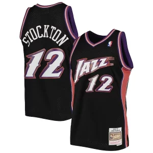 Exquisito Maravilloso Robusto John Stockton Utah Jazz 1998/99 Hardwood Classics Swingman Jersey Black