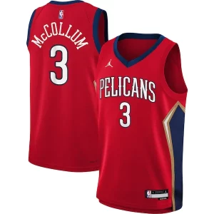 Exquisito Único C.J. McCollum New Orleans Pelicans Jordan Brand Youth Swingman Jersey Statement Edition Red