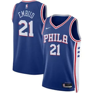 Fácil de llevar Atractivo Joel Embiid Philadelphia 76ers Nike Unisex Swingman Jersey Icon Edition Royal/White