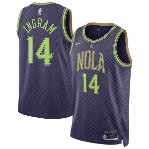 Fácil de llevar Duradero Brandon Ingram New Orleans Pelicans Nike Unisex 2024/25 Swingman Player Jersey City Edition Purple