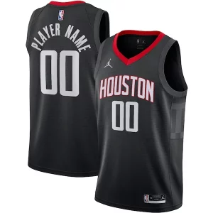 Fácil de llevar Elegante Magnífico Houston Rockets Jordan Brand Swingman Custom Jersey Statement Edition Black