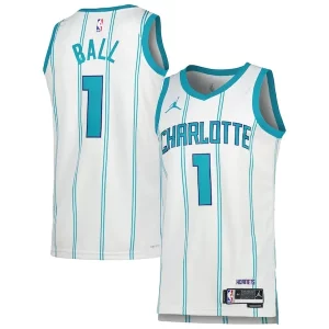 Fácil de llevar Encantador Duradero LaMelo Ball Charlotte Hornets Jordan Brand Unisex Swingman Jersey Association Edition White/Teal