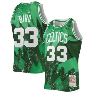 Fácil de llevar Fantástico Larry Bird Boston Celtics Hardwood Classics 1985/86 Hyper Hoops Swingman Jersey Kelly Green