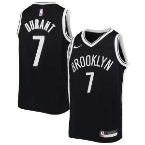 Fácil de llevar Increíble Kevin Durant Brooklyn Nets Nike Youth Swingman Jersey Icon Edition Black
