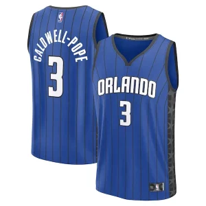 Estupendo Chulo Kentavious Caldwell Pope Orlando Magic Fast Break Replica Player Jersey Statement Edition Blue