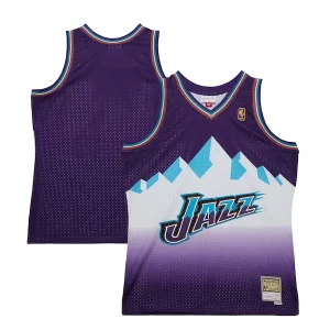 Fácil de llevar Moderno Utah Jazz 1996 97 Hardwood Classics Swingman Jersey Purple