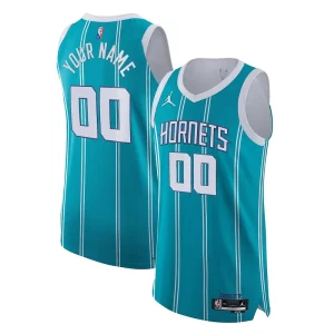 Fácil de llevar Perfecto Charlotte Hornets Nike 2021/22 Diamond Swingman Authentic Custom Jersey Icon Edition Teal