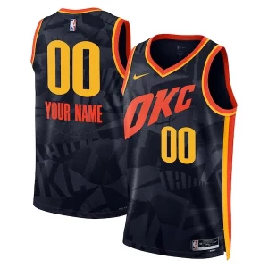 Fácil de llevar Versátil Bonito Oklahoma City Thunder Nike Unisex 2023/24 Custom Swingman Jersey Navy City Edition