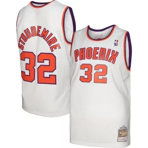 Fantástico Atractivo Amar'e Stoudemire Phoenix Suns 2001/02 Hardwood Classics Swingman Jersey White/Purple