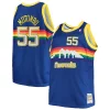 Fantástico Dikembe Mutombo Denver Nuggets 1991/92 Big & Tall Hardwood Classics Swingman Jersey Royal