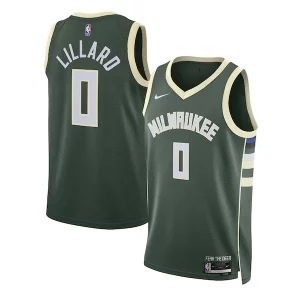 Fantástico Duradero Perfecto Damian Lillard Milwaukee Bucks Nike Unisex Swingman Jersey Icon Edition Hunter Green