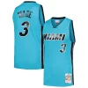 Fantástico Fácil de llevar Dwyane Wade Miami Heat Hardwood Classics 2005/06 Tropical Swingman Jersey Blue