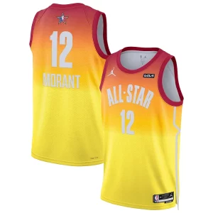 Fantástico Hermoso Versátil Ja Morant Jordan Brand 2023 NBA All Star Game Swingman Jersey Orange
