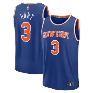 Fantástico Josh Hart New York Knicks Fast Break Replica Player Jersey Icon Edition Royal